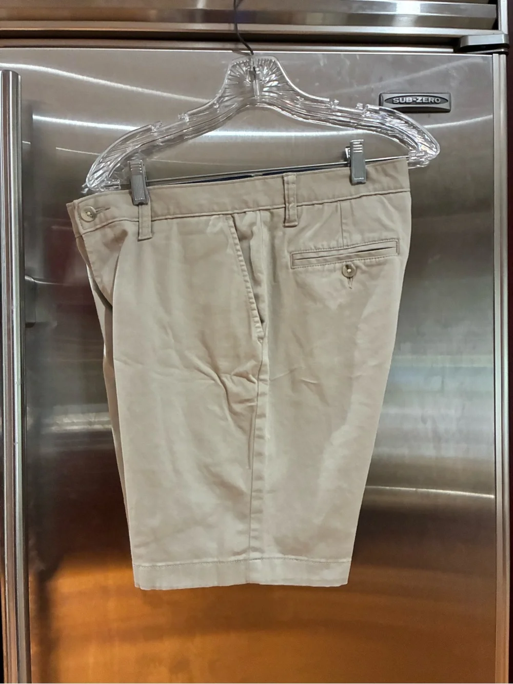 Nautica Men's Flat Front 8” Deck  Shorts in True Stone, Size 30W